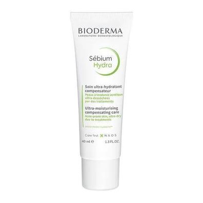 Bioderma Sebium Hydra, feuchtigkeitsspendende Pflegecreme für ölige Haut, 40ml