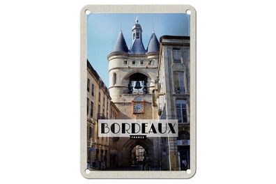 Blechschild 18 x 12 cm Frankreich Bordeaux France Hafenstadt