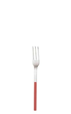 Sambonet Elba Edelstahl/rot Kuchengabel S0120-S00497-52162-55 / /bverkauf nur solan