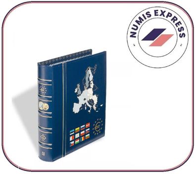 Leuchtturm 341041 Münzalbum VISTA Band 2 für Euros "Die neuen Länder" , blau