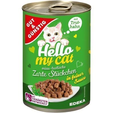 G&amp; Katzenfutter mit Pute 415 g