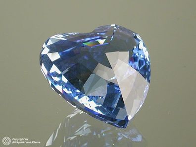 Swarovski Herz blau SCS heart blue SCS AP 1997