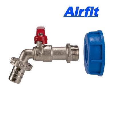 AIRFIT Tankventil Tankadapter Kugelhahn 3/4" mit 59 x 6mm Überwurf, 50650TS