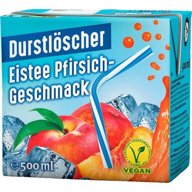 12x Durstlöscher 675509000 Eistee Fruchtsaftgetränk 0,5 l