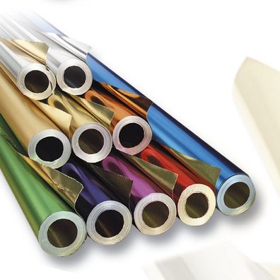 20x Folia 110/20 Metallfolie, 50x78cm, gold/gold