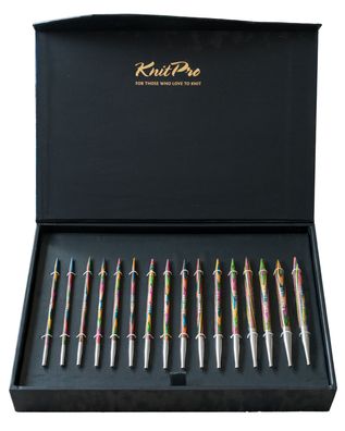 KnitPro Symfonie Rundstricknadel-Set Deluxe Design-Holz Multicolor 3,5 - 8 mm
