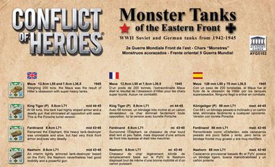 Conflict of Heroes - Awakening the Bear Monster Tanks of the Eastern Front Erweiterun