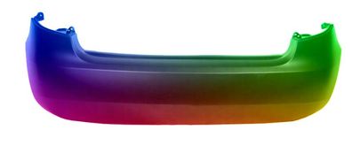 Stoßstange Hinten Für Skoda Fabia 5J 07-15 Lackiert In Wunschfarbe Neu