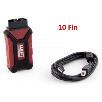 GS-911 WiFi OBD2 - 10 Fin - inkl. OBD2 auf 10 Pin Diagnoseadapter