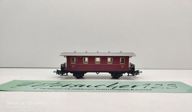 Märklin H0 AC 4007 Personenwagen rot / 2. Klasse / Bauart Bi