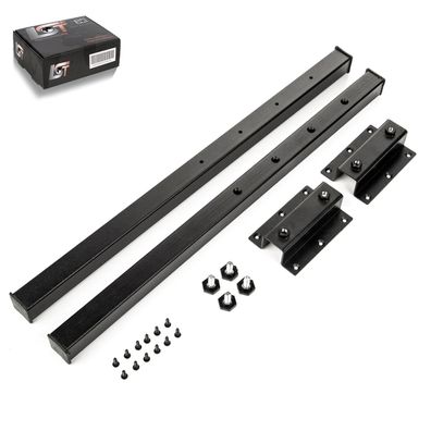 2x Tischplattenverlängerung Ansteckplatte Steck Erweiterungsplatte Metall 60 cm