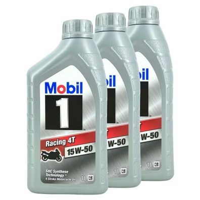 Mobil 1 Racing 4T 15W-50 3x1 Liter