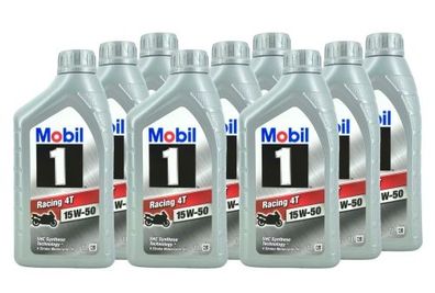 Mobil 1 Racing 4T 15W-50 9x1 Liter