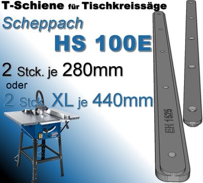 T-Nut Schiene Gleitschiene f. Scheppach HS100E Tischkreissäge 440 + 280mm