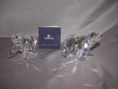 Swarovski Junge Eisbaeren, Crystal Moonlight SCS Polar Bear Cubs 1079156 AP2011