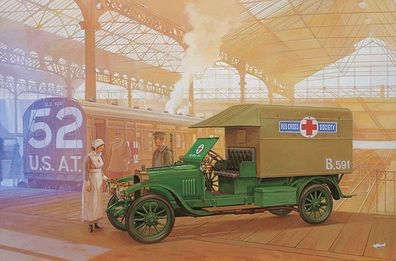 Roden 1:72 717 Vauxhall D-type Red cross