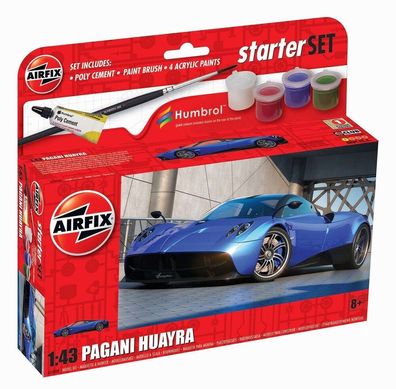 Airfix 1:43 A55008 Small Starter Set NEW Pagani Huayra