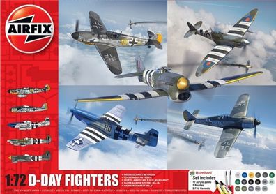 Airfix 1:72 A50192 D-Day Fighters Gift Set - NEU