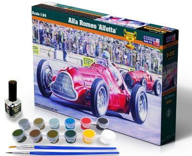Mistercraft 1:24 SD-222 Alfa Romeo Alfetta START SET