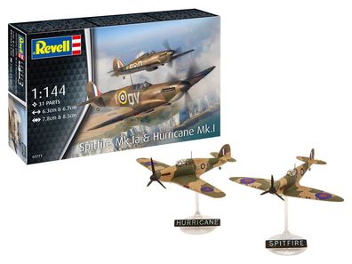 Revell 1:144 03771 Supermarine Spitfire Mk. Ia & Hawker Hurricane Mk.I