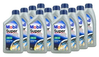 Mobil Super 1000 X1 15W-40 12x1 Liter