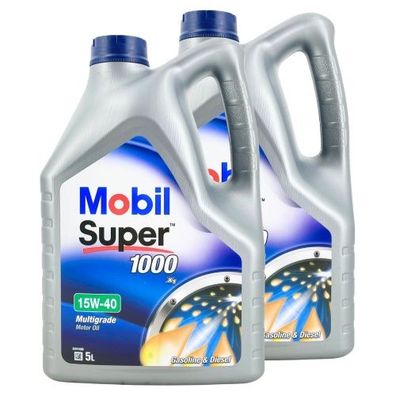 Mobil Super 1000 X1 15W-40 2x5 Liter