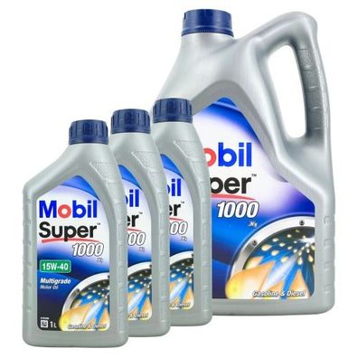 Mobil Super 1000 X1 15W-40 5 + 3 Liter