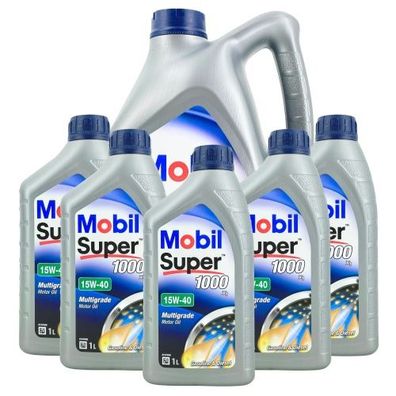 Mobil Super 1000 X1 15W-40 5 + 5 Liter