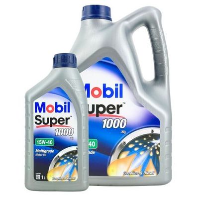 Mobil Super 1000 X1 15W-40 5 + 1 Liter