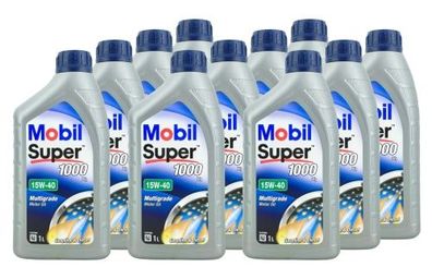 Mobil Super 1000 X1 15W-40 11x1 Liter