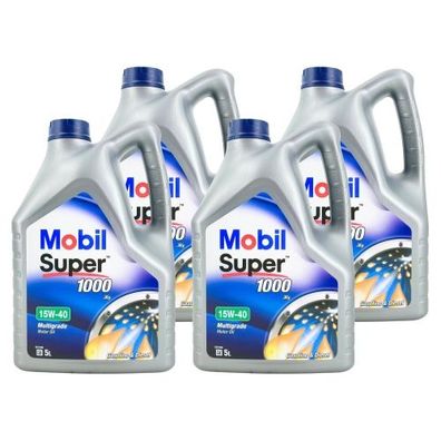 Mobil Super 1000 X1 15W-40 4x5 Liter