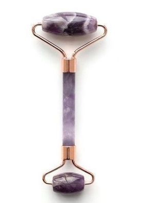 Luxurioeser Amethyst-Gesichtsmassage-Roller fuer Strahlende Haut - 1 Stueck