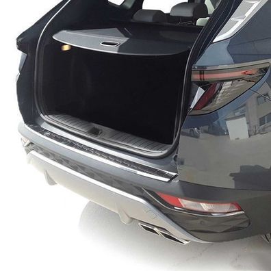 Ladekantenschutz Stoßstangenschutz für Hyundai Tucson 2021-2025 Edelstahl Silber