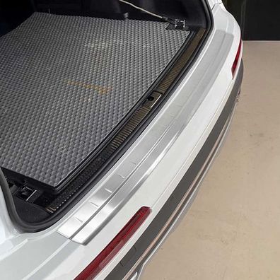 Ladekantenschutz Stoßstangenschutz für Audi Q7 4M 2015-2025 Chrom Gebürstet