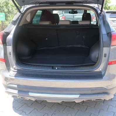 Ladekantenschutz Stoßstangenschutz für Hyundai Tucson 2018-2020 ABS Schwarz 1tlg
