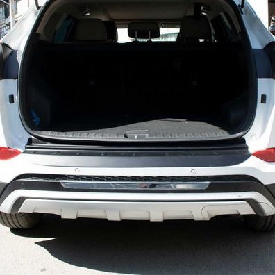 Ladekantenschutz für Hyundai Tucson 2015-2018 Stoßstangen Matt Schwarz ABS