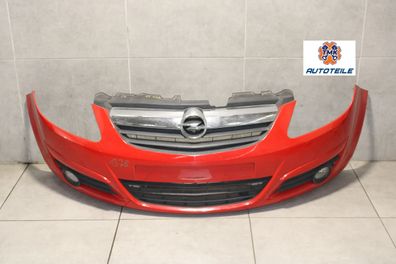 Opel Corsa D Stoßstange vorne Frontstoßstange Frontschürze Z547 Magmarot 9G2WO