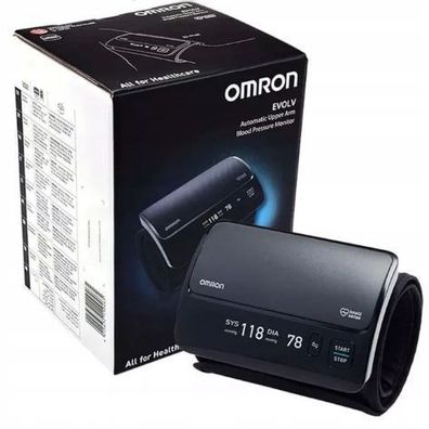 Omron EVOLV Oberarm-Blutdruckmessgeraet mit Praezision und Bluetooth-Funktion fuer