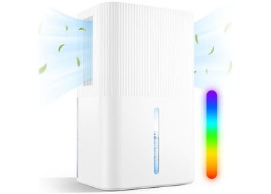 2700?ml elektrischer Luftentfeuchter, leise, tragbar, mit 7 Farblichtern