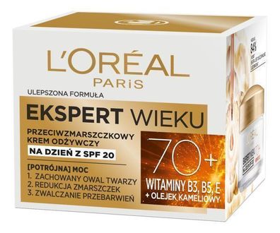 L'Oreal Paris Experte Anti-Falten-Tagescreme fuer reife Haut 70 + , 50ml