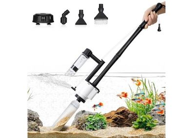 AQQA Aquarium Staubsauger 8-in-1 Upgrade Kiessauger