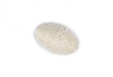 Sisal Perle "Oval" - natur - 21 x 14 mm