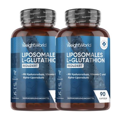 WeightWorld Liposomales L-Glutathion (Reduziert) - 90 Kapseln - 2er-Pack