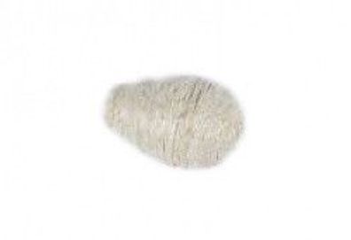 Sisal Perle "Tropfen" - natur - 21 x 6 mm
