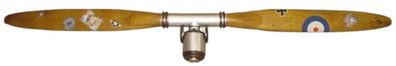 Nostalgie Retro Flugzeug Propeller 2-flügelig L 97 cm Luftraum Vintage Deko Flügel