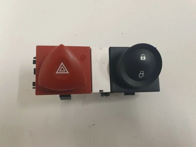 Schalter Zentralverriegelung Warnblinker 8200095493 Renault SCENIC II K19