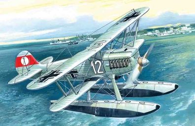 ICM 1:72 72192 Heinkel He 51B-2 German Fighter Seaplane - NEU