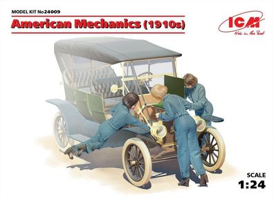 ICM 1:24 24009 American mechanics 1910s - NEU