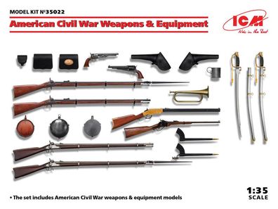 ICM 1:35 35022 American Civil War Weapons & Equipment
