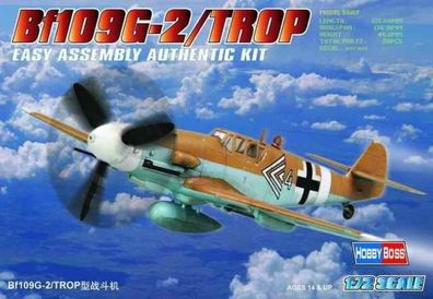 Hobby Boss 1:72 80224 Bf109 G-2/ TROP - NEU